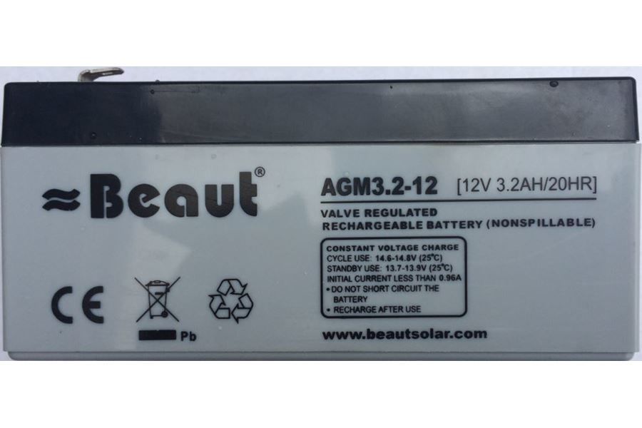 Interne accu 12 volt