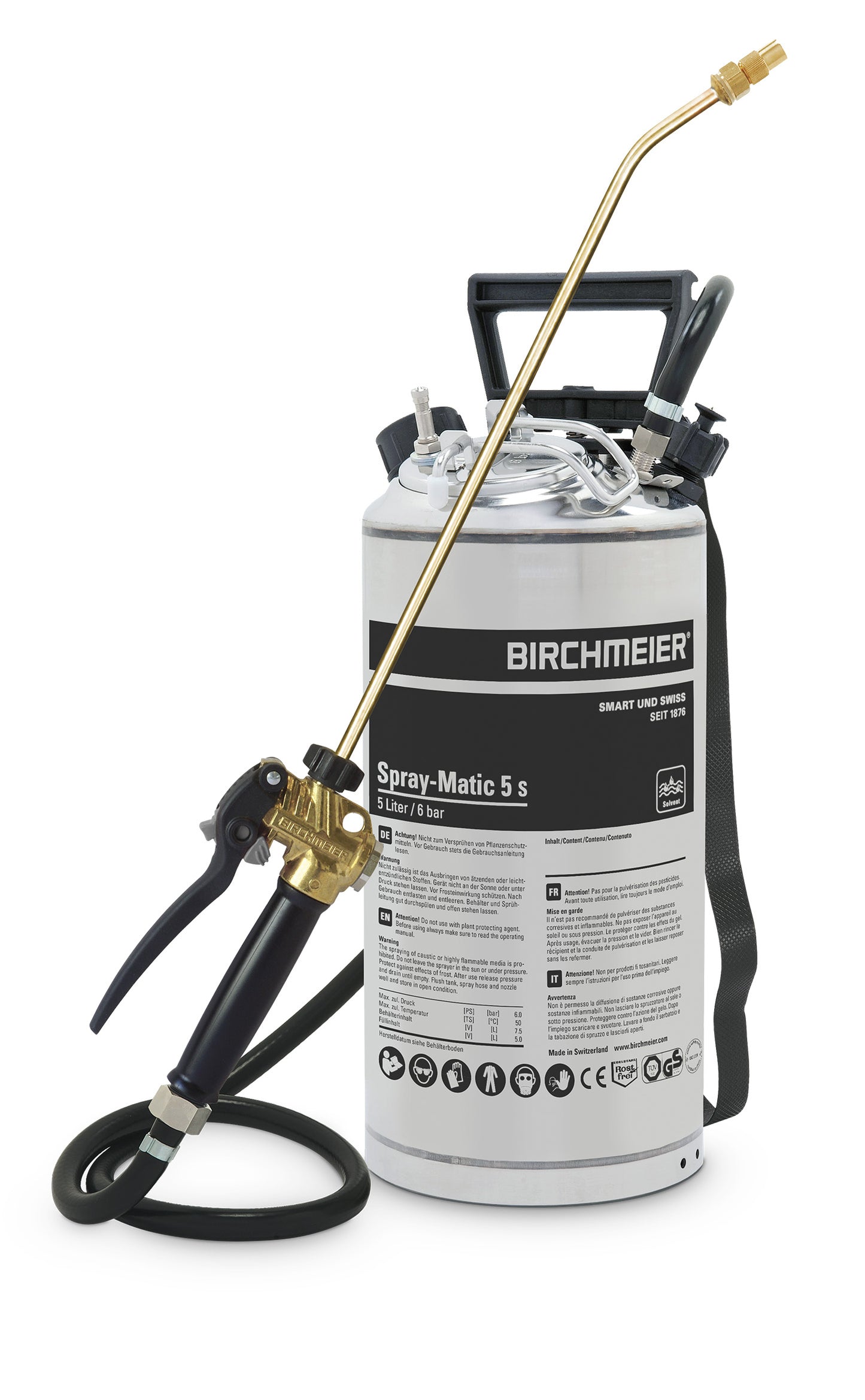 Spraymatic 5S RVS spuit, 5L