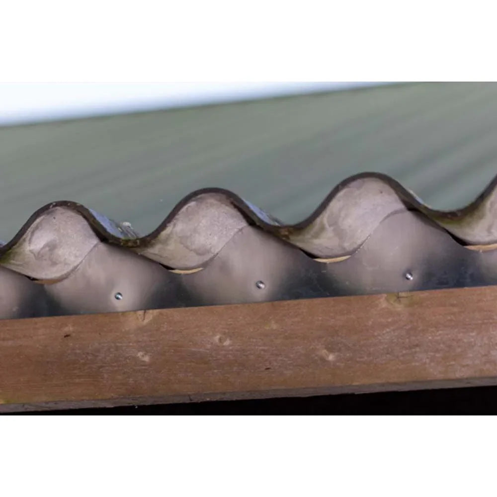 Corrugated sheet profile closed aluminum 1mtr