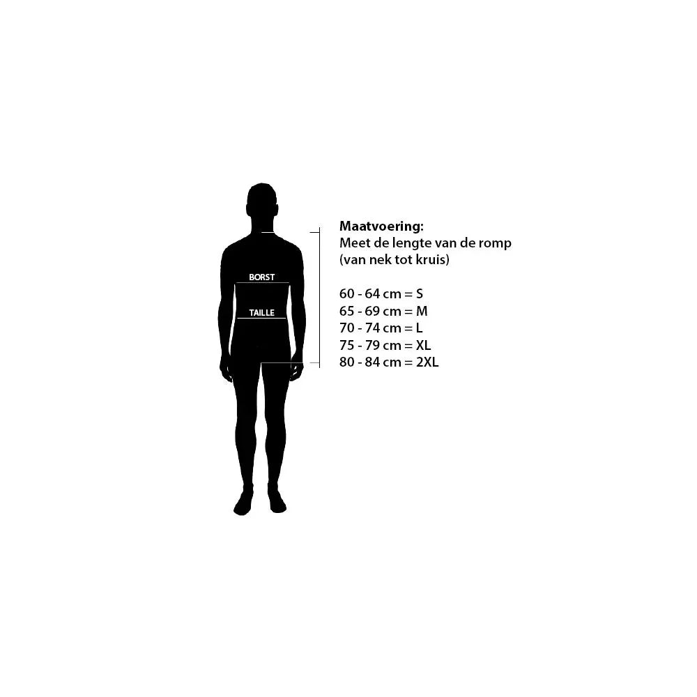maattabel Hoornaarspak XXXL