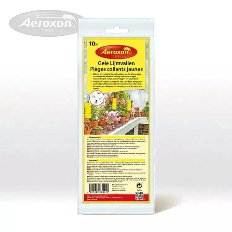 Aeroxon gele lijmvallen 10 st. - Dierplagenshop