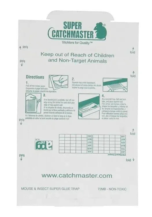 CATCHMASTER 72 MB VOUWBARE LIJMPLATEN - Dierplagenshop