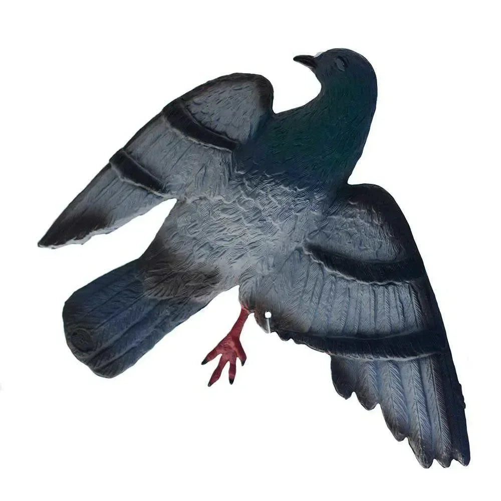 FlattyPigeon - kunststof silhouet van een dode duif - Dierplagenshop