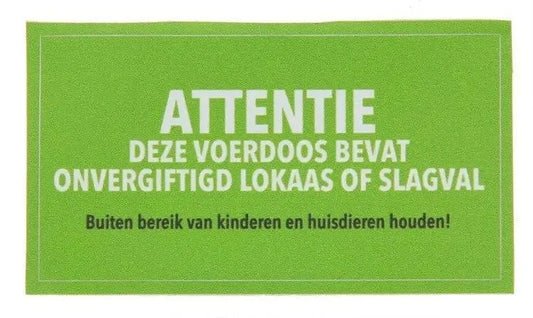 Gevarensticker muis-ratvoerkist - Dierplagenshop