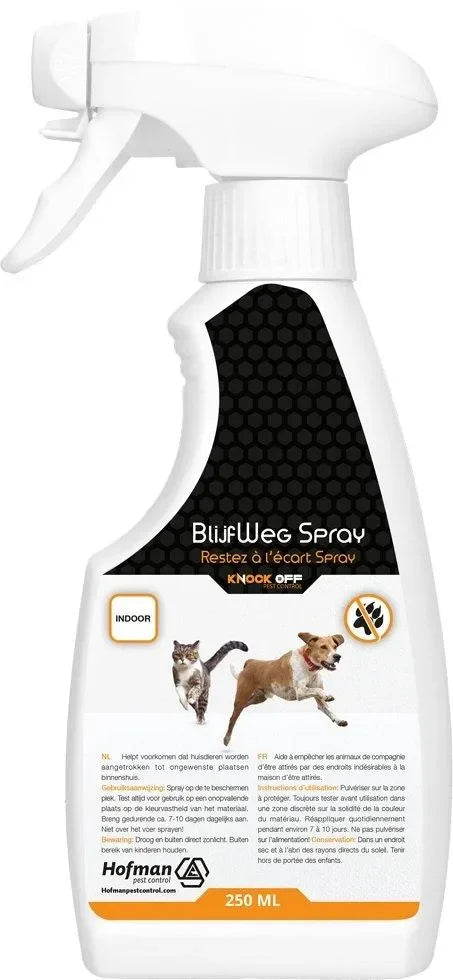 Knock Off BlijfWeg Spray voor binnen - Dierplagenshop