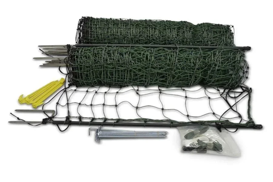 Konijnennet groen dubbele pen 75 cm hoog per rol 50 mtr . - Dierplagenshop