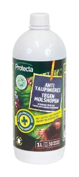 Mollen en woelmuizen vloeistof 1L - Dierplagenshop