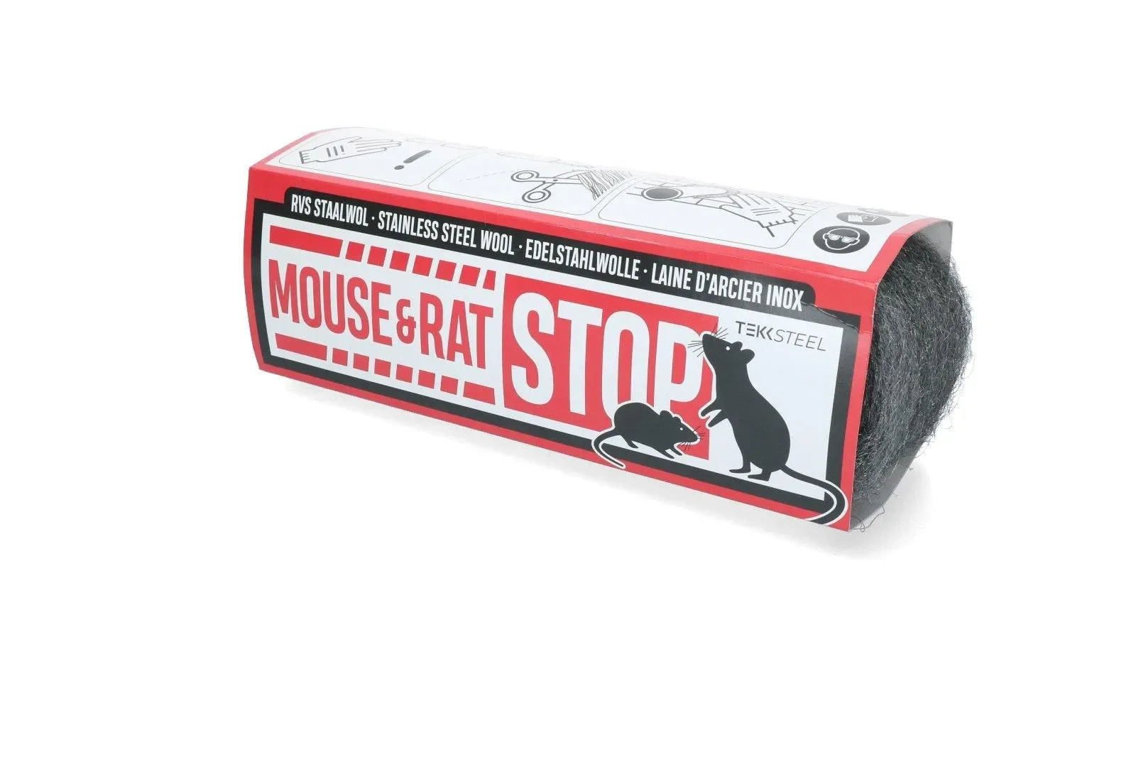 Mouse & Rat Stop RVS Staalwol 200 g - Dierplagenshop