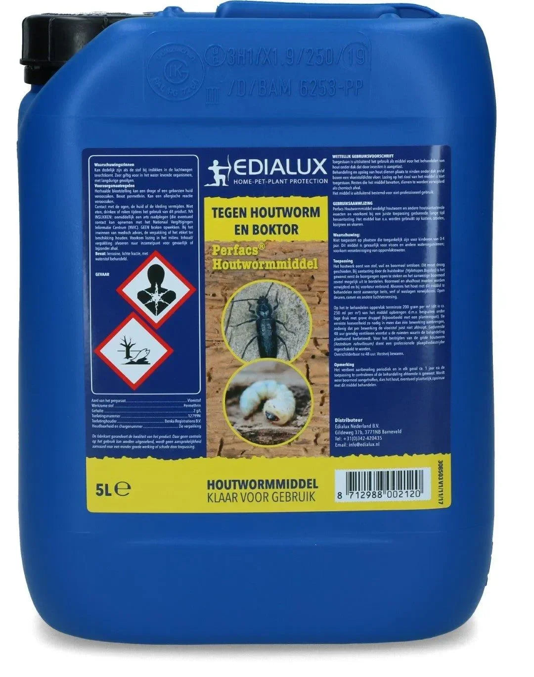 Perfacs Houtwormmiddel 5 l - Dierplagenshop