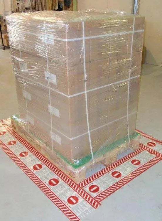 Quarantaine Lijmband rondom pallet - Lijmval op rol -Dierplagenshop