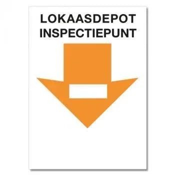 Sticker Inspectiepunt - Dierplagenshop
