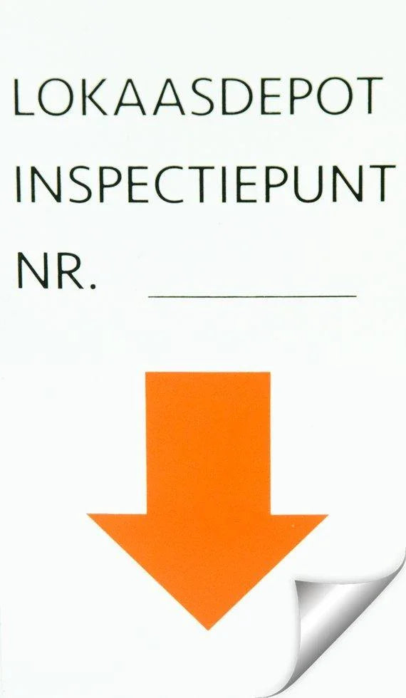 Sticker Inspectiepunt - Dierplagenshop