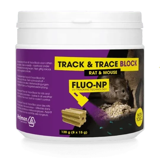 Track & Trace Block Fluo-NP 8 x 15 g - Dierplagenshop
