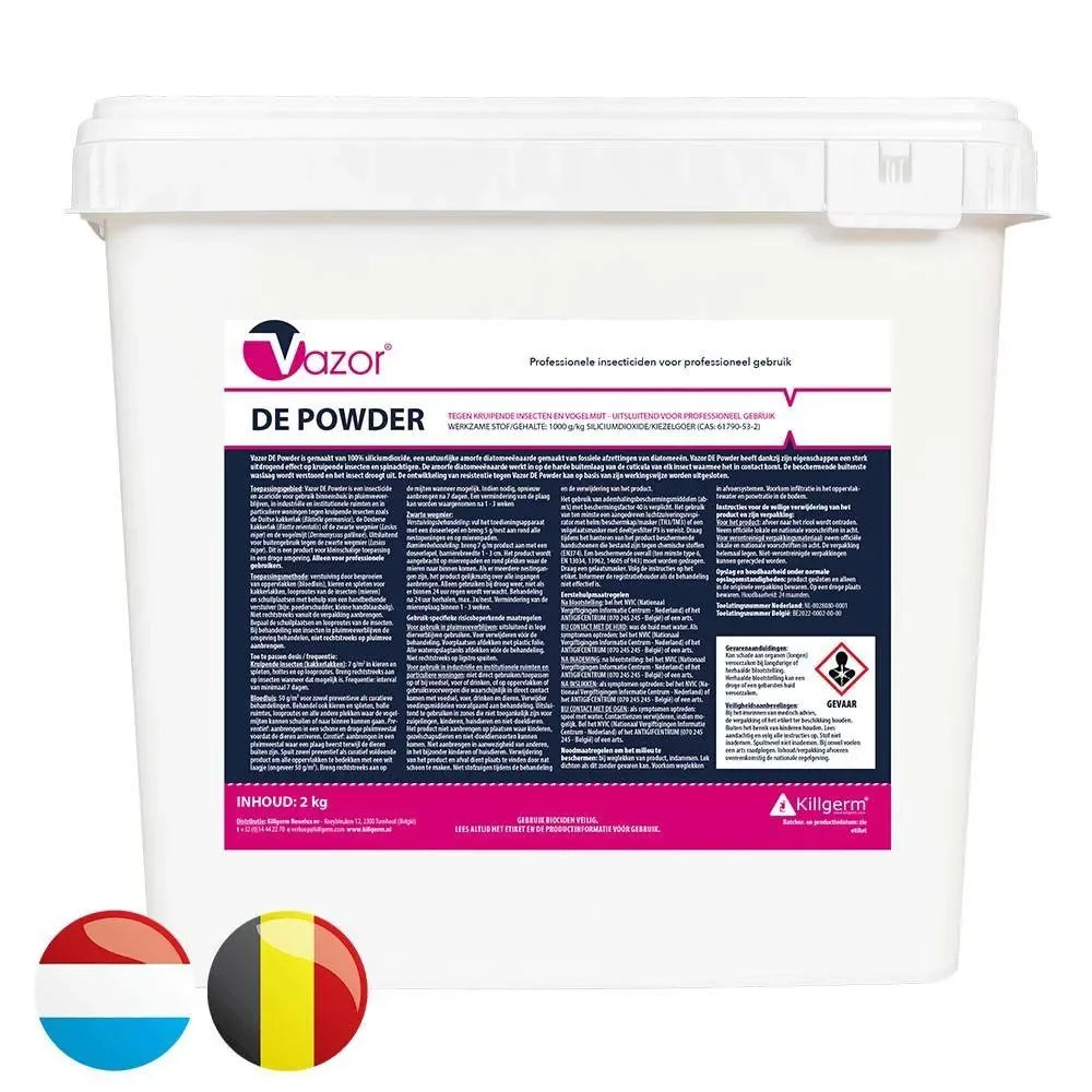 Vazor DE Powder 2kg - Dierplagenshop