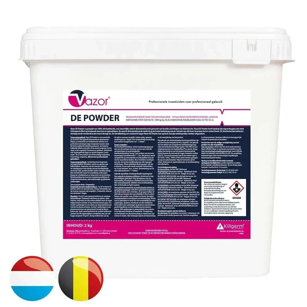 Vazor DE Powder 2kg - Dierplagenshop