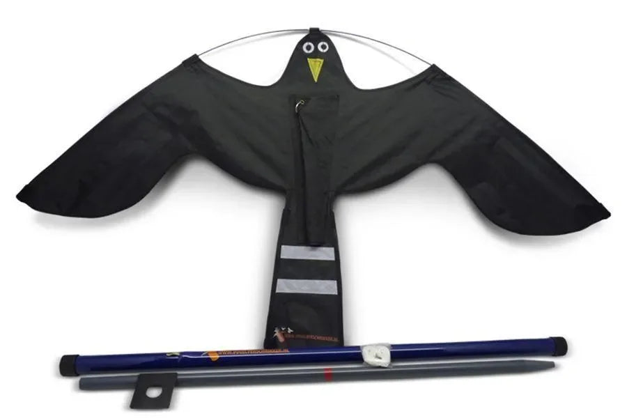 Vogelverschrikker Black Hawk Kite 7 meter - Dierplagenshop