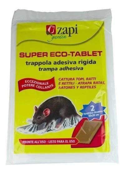 Zapi Super Tablet Rat en Muis Lijmval 19 x 28 cm - Dierplagenshop