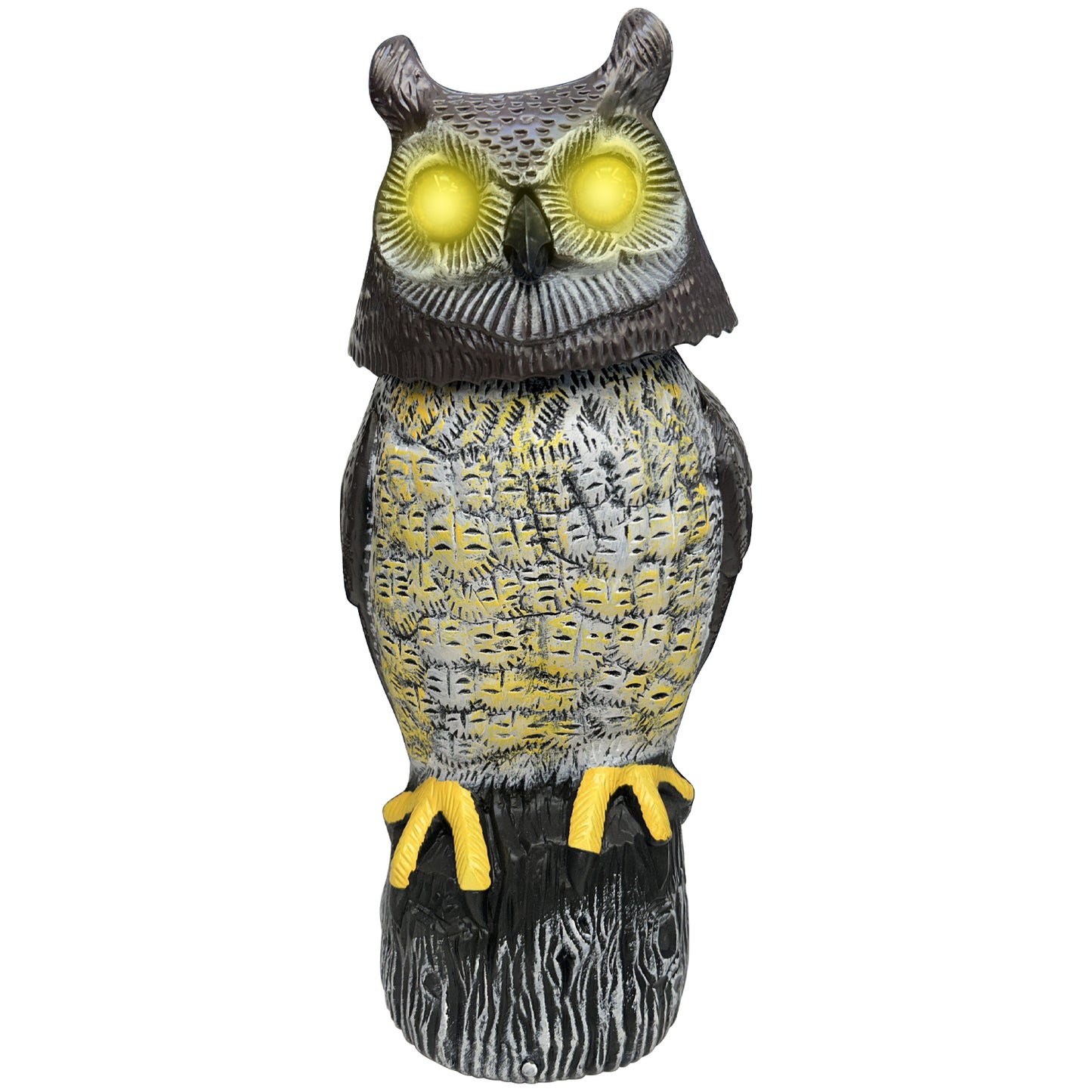 Realistische Uil Vogelverschrikker - Draaiende Kop & Geluid | Dierplagenshop