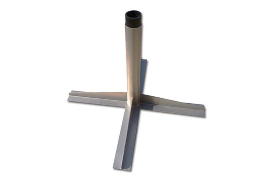 Voet t.b.v. masten RVS (incl. mastbescherming) - Dierplagenshop