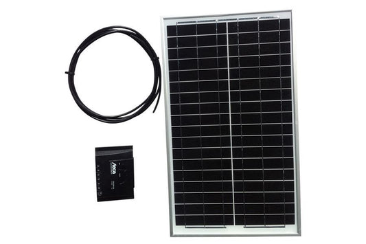 Solar panel 25W with controller and cable without frame