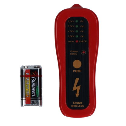 Afrasteringstester met LED-display