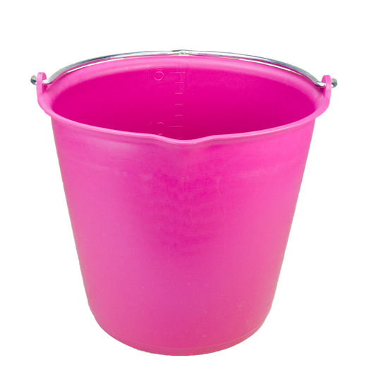 Emmer 15 l met schenktuit Roze