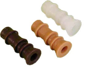 Injectieplug 9,5cm bruin (500st)