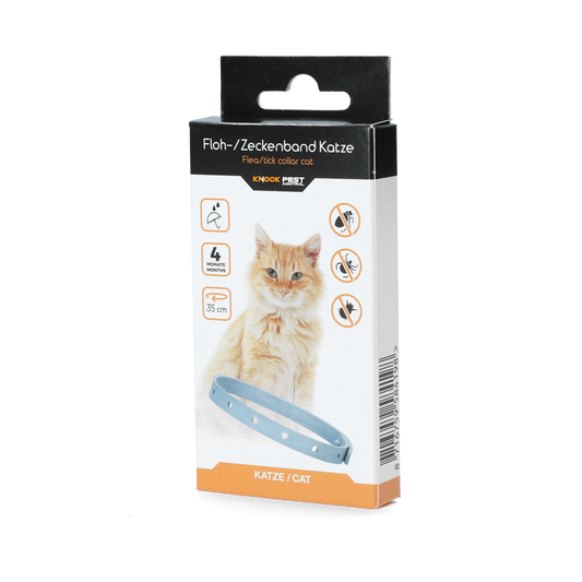 Knock Pestcontrol Vlooien/Tekenband Kat 33 cm DE/UK