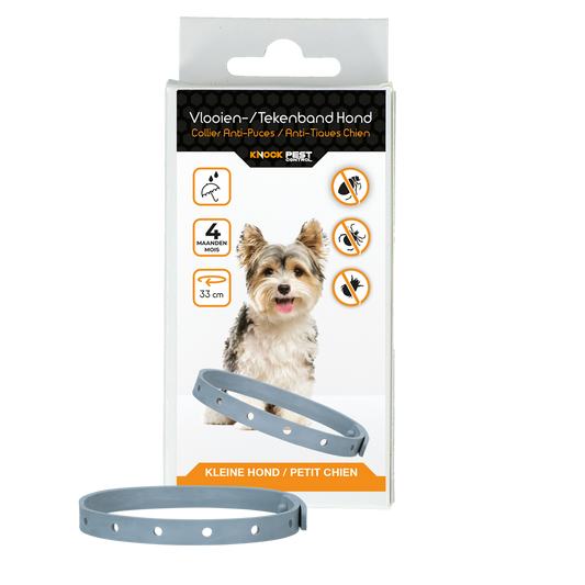 Knock Pestcontrol Vlooien/Tekenband Hond 33 cm NL/FR