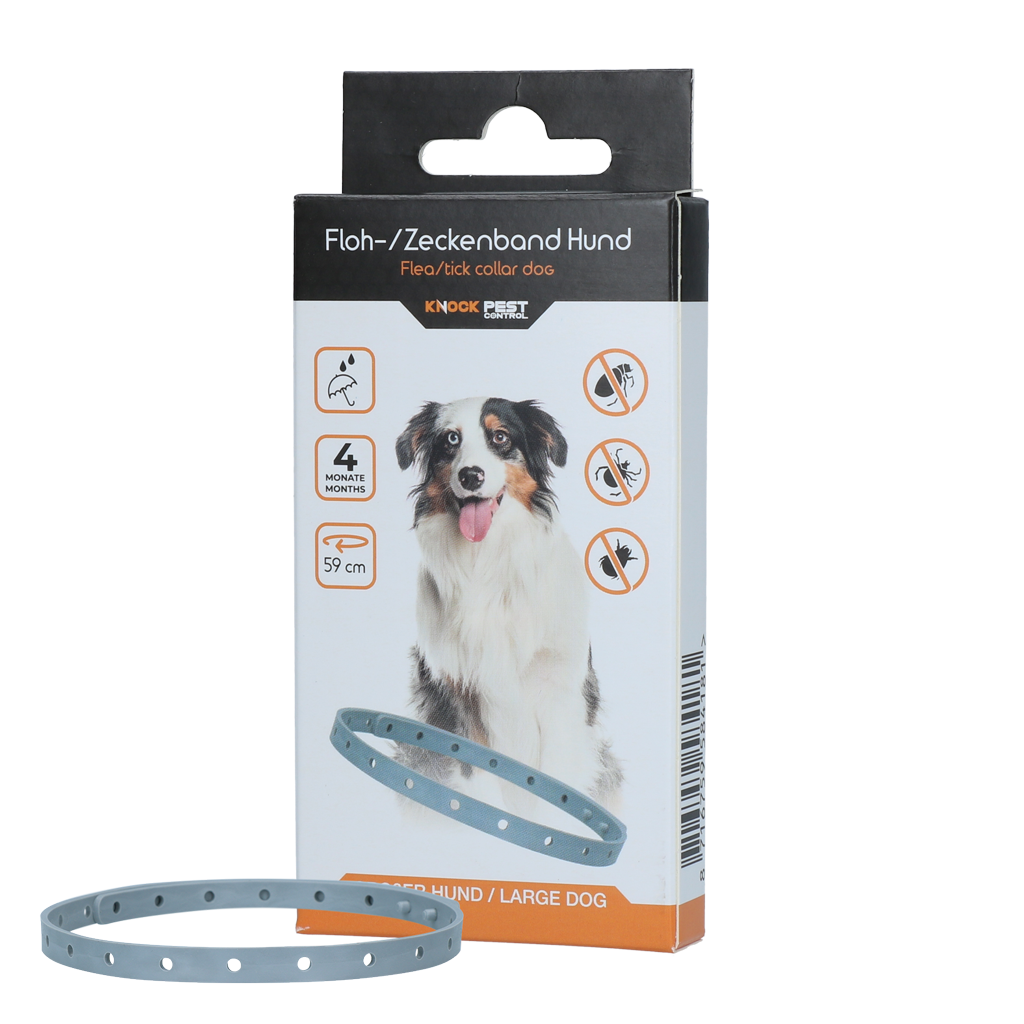 Knock Pestcontrol Vlooien/Tekenband Hond 59 cm DE/UK