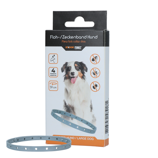 Knock Pestcontrol Vlooien/Tekenband Hond 59 cm DE/UK