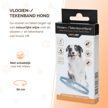 Knock Pestcontrol Vlooien/Tekenband Hond 59 cm NL/FR