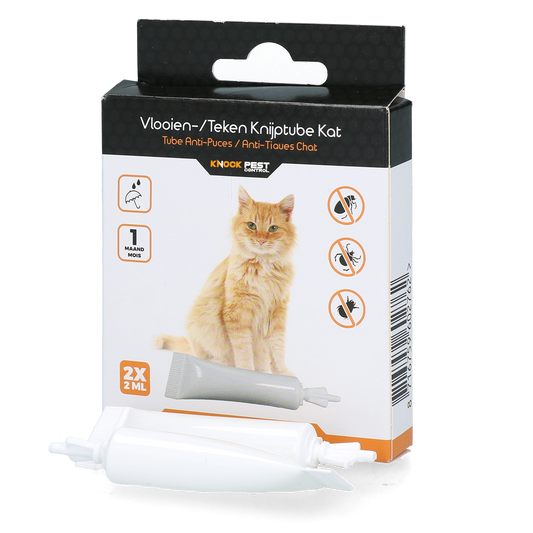 Knock Pestcontrol vlooien-tekenpipet Kat DE/UK