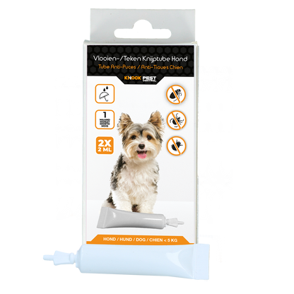 Knock Pestcontrol vlooien-tekenpipet Hond <5 kg