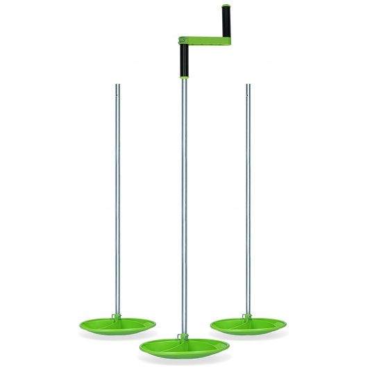 Twist butler 125 cm 3 stuks met 1 Zwengel