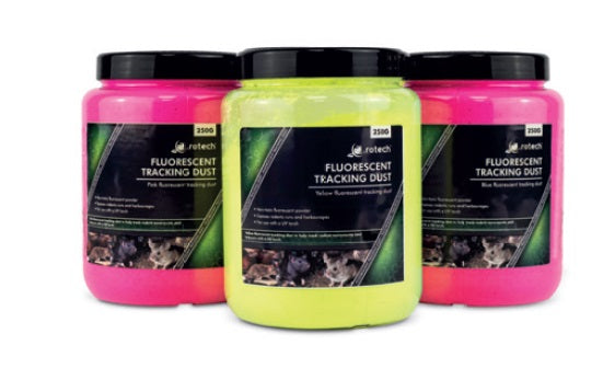 Fluoriserend volgpoeder geel, 250g
