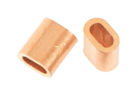 Klemhulsjes koper 2mm 1,5mm 100st