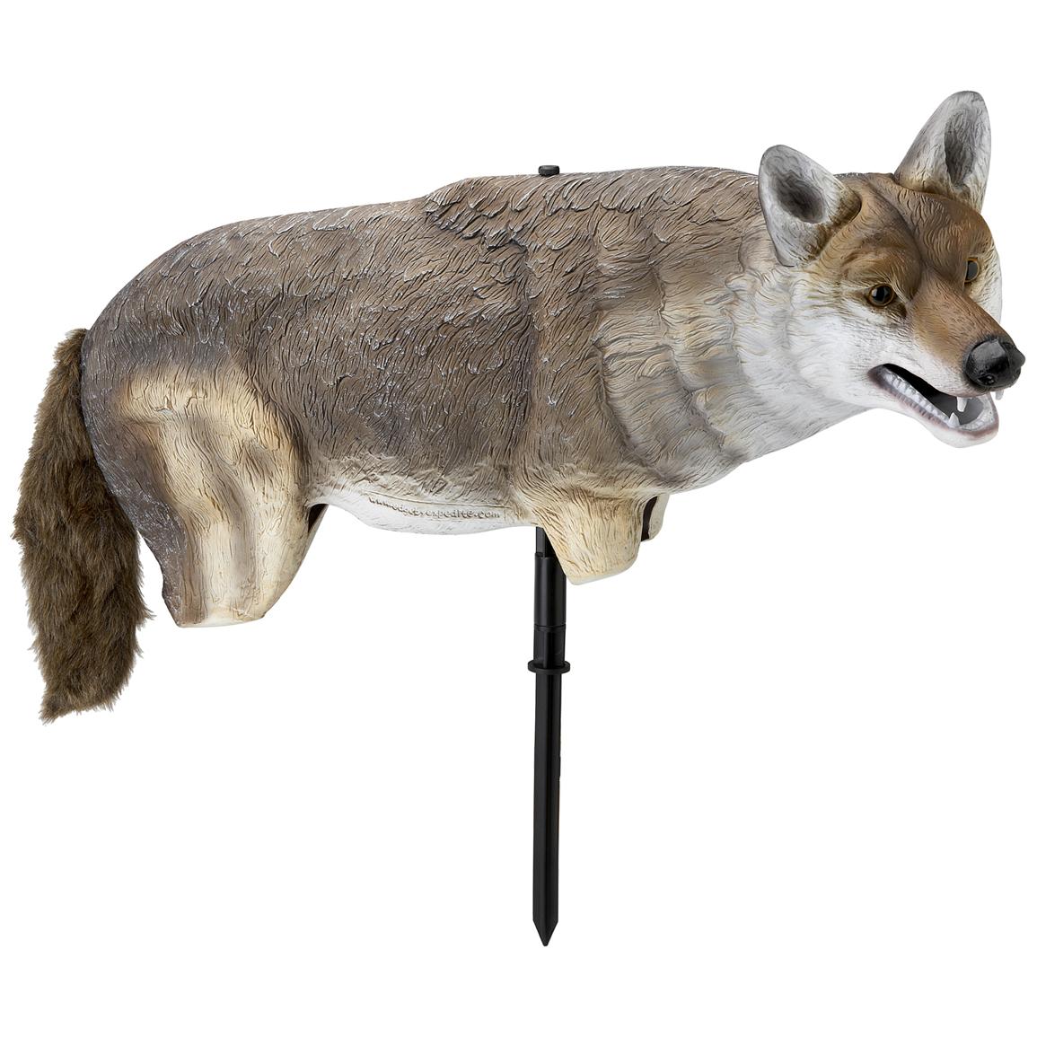 Wolf kunststof, met beweegbare staart