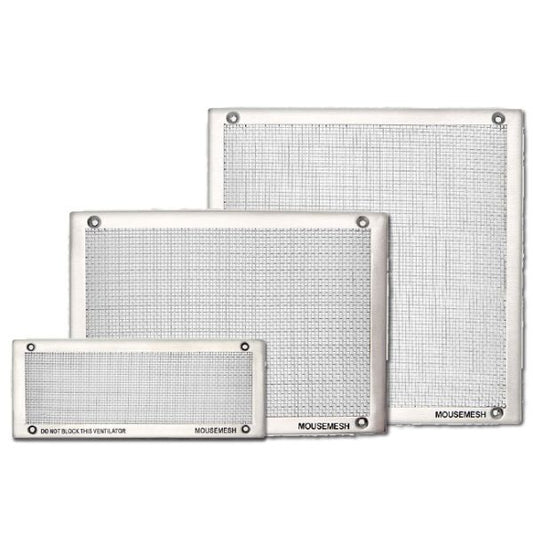Luchtrooster medium RVS, 245x170mm