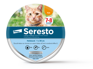 Seresto vlooien- en tekenband voor katten (1,25 g + 0,56 g)