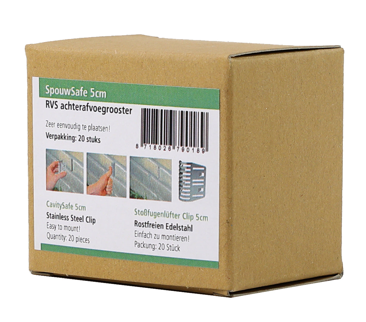 SpouwSafe karton 20st. 5 cm