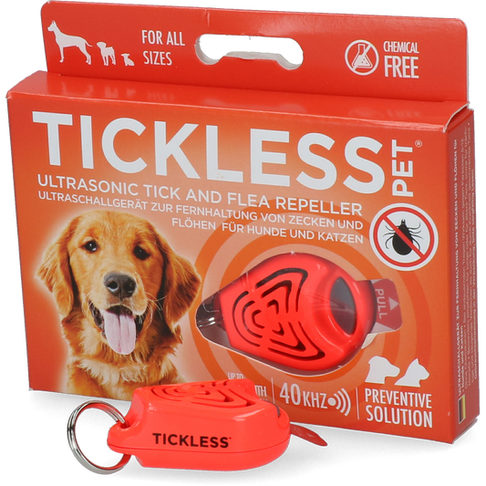 Tickless Pet minimaal 6 maanden bescherming Oranje
