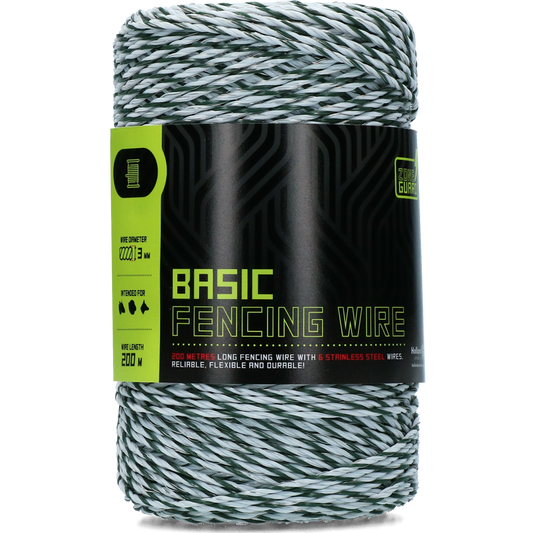 Zoneguard Basic Afrasteringsdraad 3 mm 200 m
