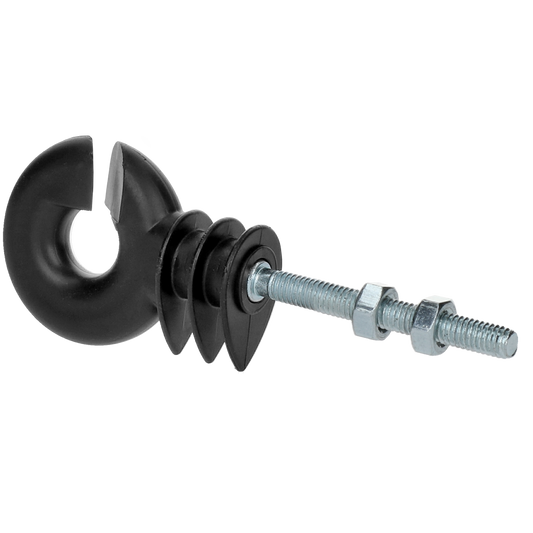 ZoneGuard Ringisolator zwart met moer (mdk)