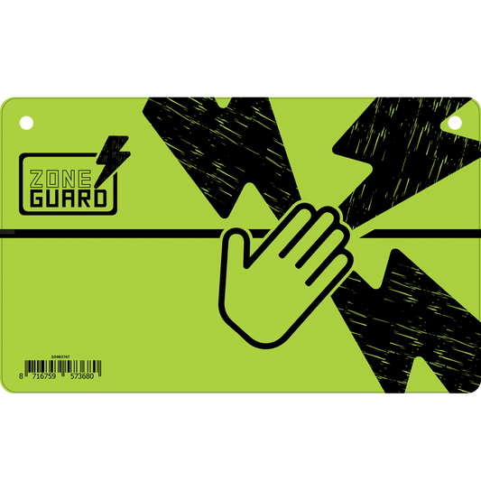 ZoneGuard Waarschuwingsbord Gevaar: Schrikdraad