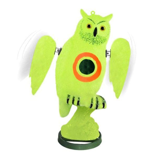 Fluorescerende uil met vleugels – bewegende uilenimitatie