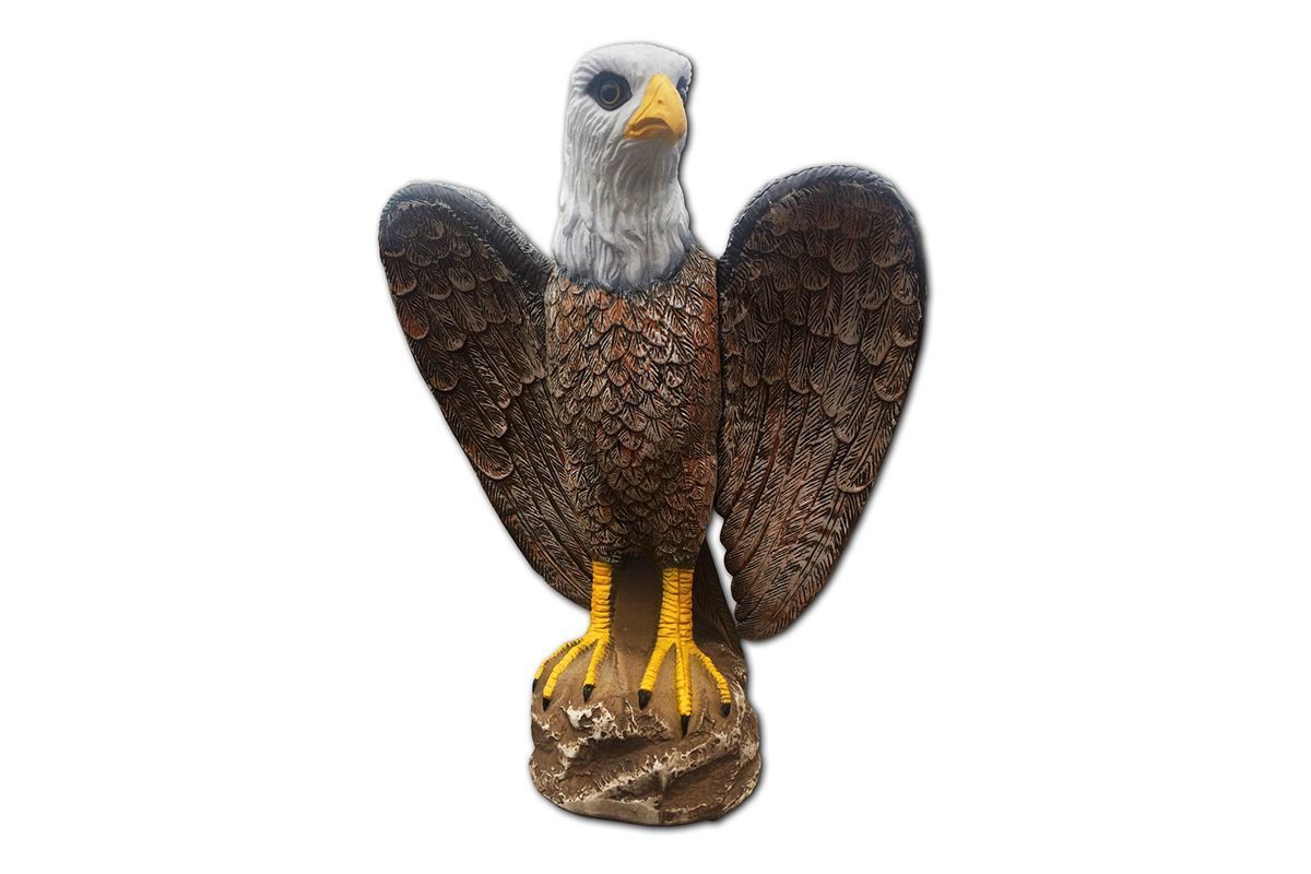 Winged Eagle gevleugelde arend met lager, geluid, zonnepaneel en batterij