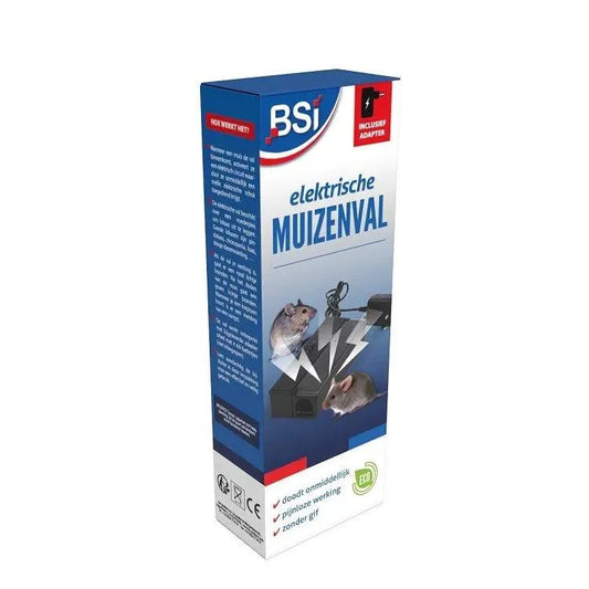 ELEKTRISCHE MUIZENVAL INCL. ADAPTER BSI - Dierplagenshop