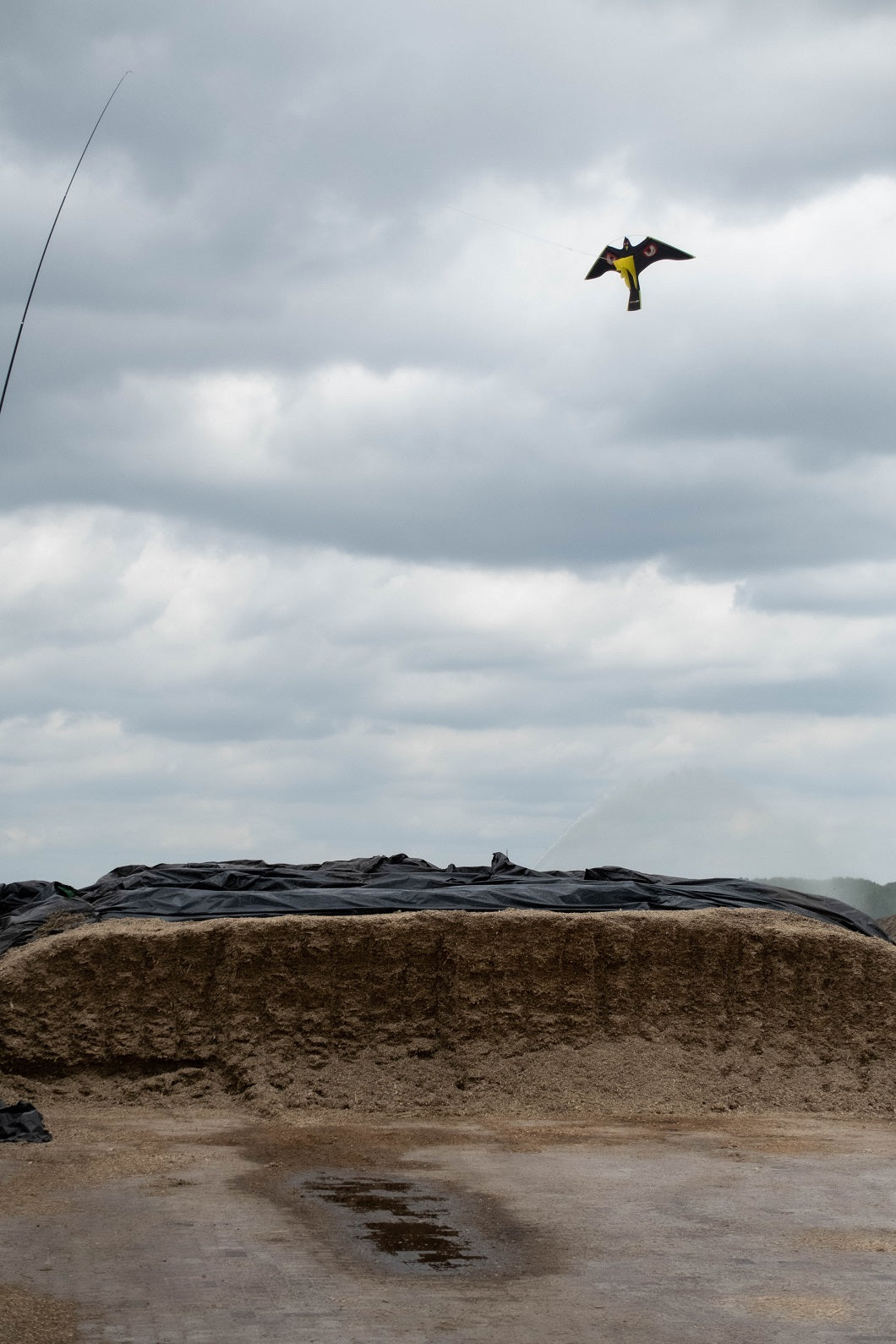 Knock Off Vogel Verschrikker vlieger complete set 7 meter - -Dierplagenshop
