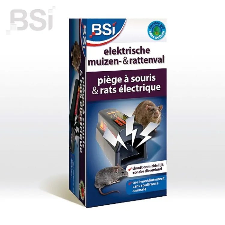 Muizen- en rattenval elektrisch BSI - -Dierplagenshop